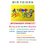 Plakat Pfarrfest 2019